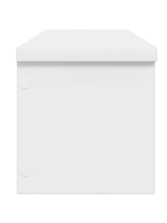 Kitchen Stackable Shelves, 2 pcs, White, 60x15x16 cm 4
