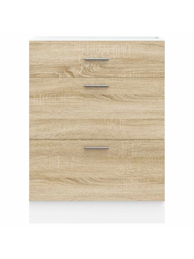 Kitchen Cabinet, “Lyon”, Sonoma Oak, Processed Wood 3 Kitchen Cabinet, “Lyon”, Sonoma Oak, Processed Wood 3