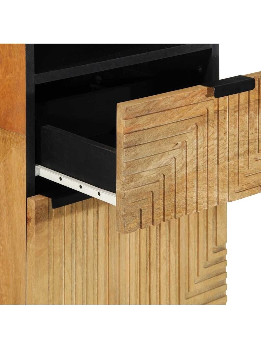 Bathroom Cabinet, Brown, 38×33×160 cm, Solid Mango Wood 7 Bathroom Cabinet, Brown, 38×33×160 cm, Solid Mango Wood 7