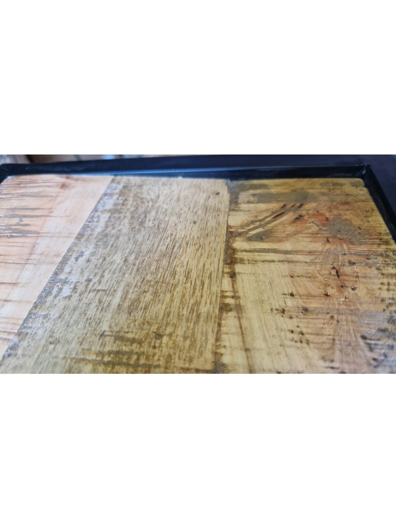Vonios kambario spintelė, 40x27x90cm, mango masyvas ir geležis 10
