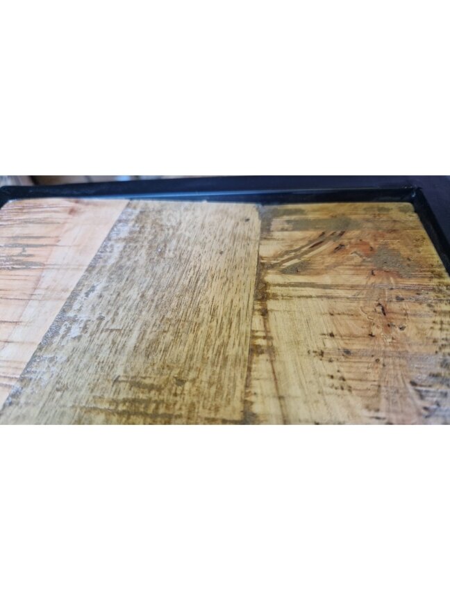 Vonios kambario spintelė, 40x27x90cm, mango masyvas ir geležis 10
