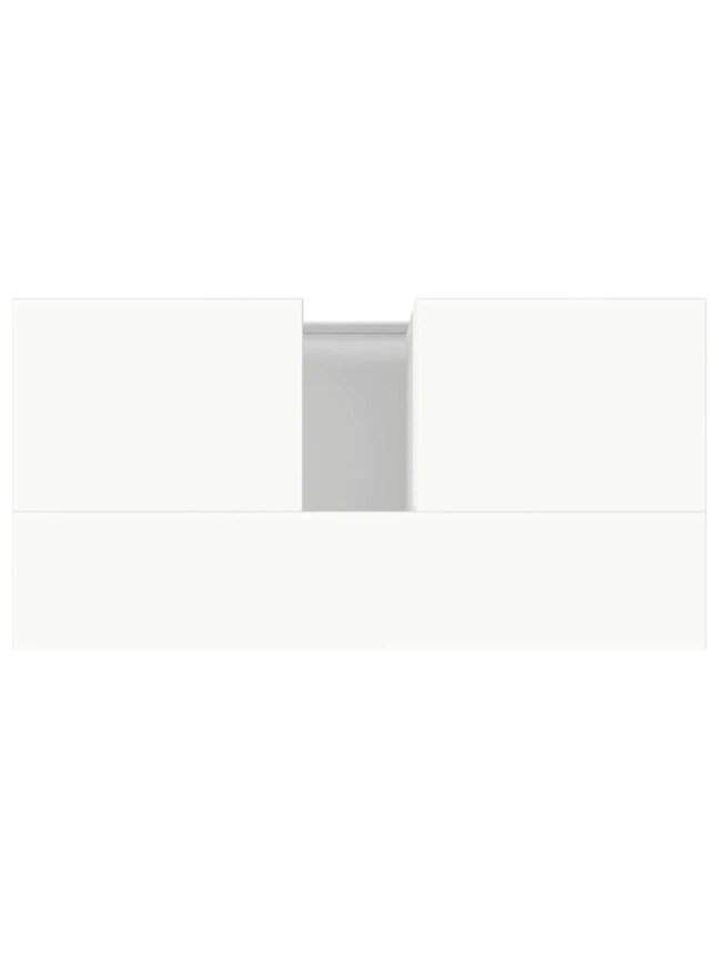 Bathroom Cabinet, White, 65x33x60 cm, Processed Wood 8 Bathroom Cabinet, White, 65x33x60 cm, Processed Wood 8