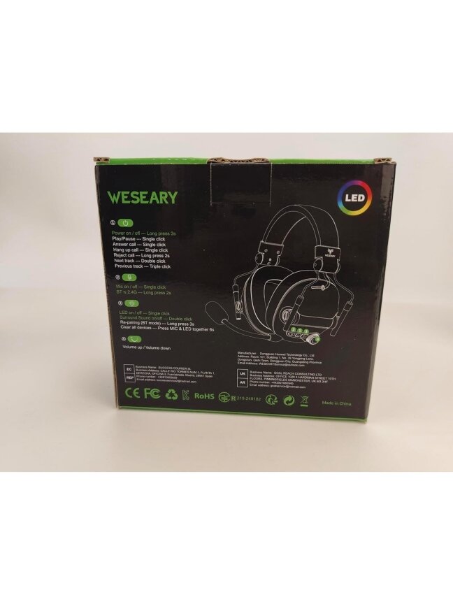 WESEARY WG2 Wireless Gaming Headset 6