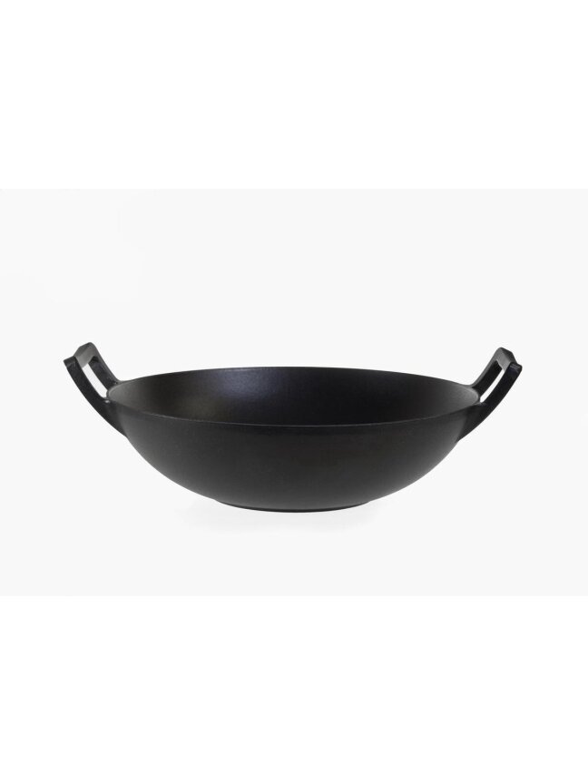 Wok Pan – Cast Iron – 36 cm – Black 2