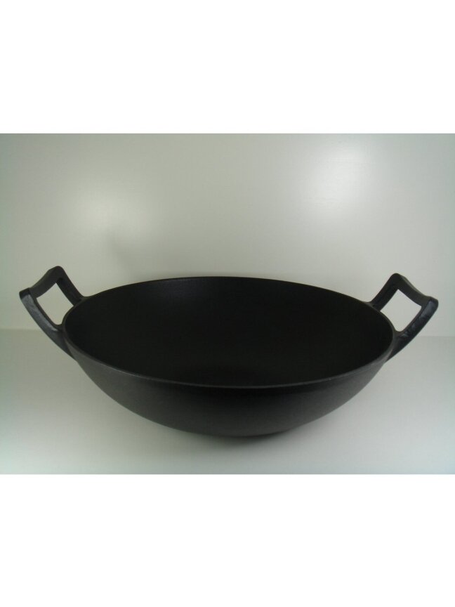 Wok Pan – Cast Iron – 36 cm – Black 4 Wok Pan – Cast Iron – 36 cm – Black 4