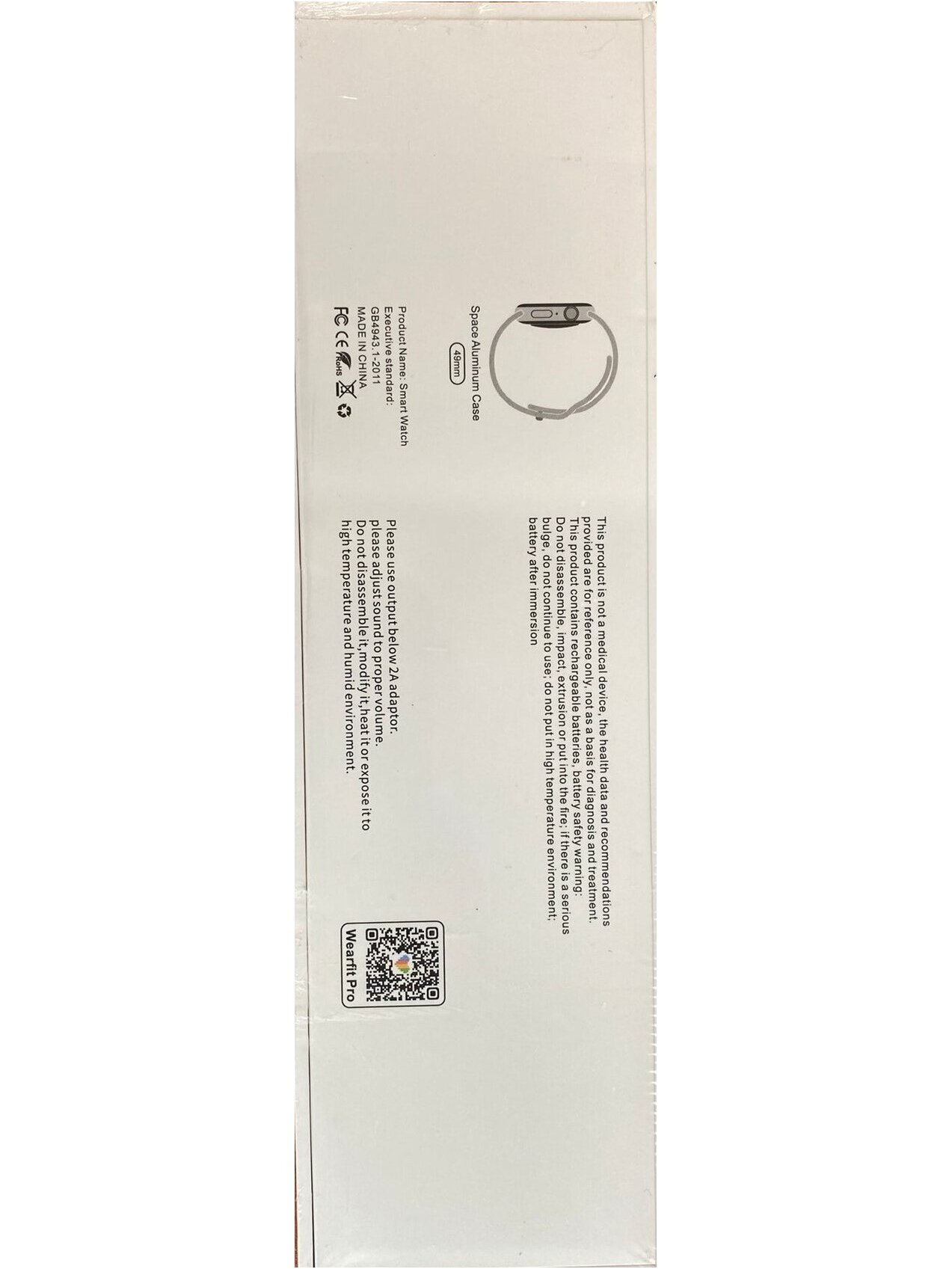 X8 Ultra Nutikell, Veekindel IP67, 300 mAh Aku – Must 3