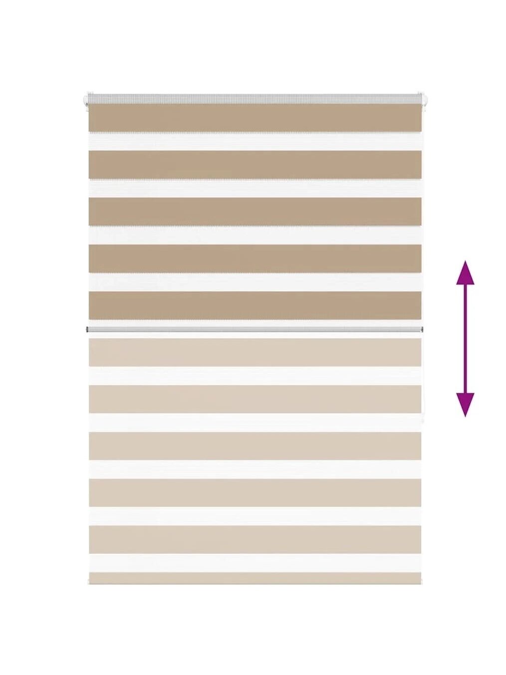 Zebra blinds, 110×150 cm, fabric width 105.9 cm, polyester 3