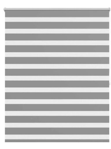 Zebra Žaliuzė, Roletas 120 x 175 cm, Pilkas Zebra Žaliuzė, Roletas 120 x 175 cm, Pilkas