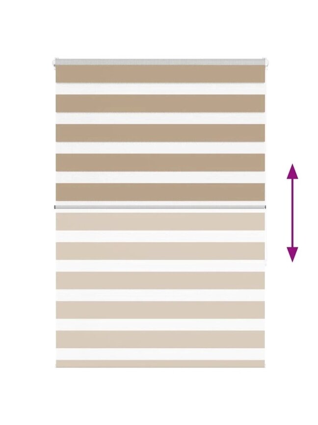 Zebra blinds, 110×150 cm, fabric width 105.9 cm, polyester 3