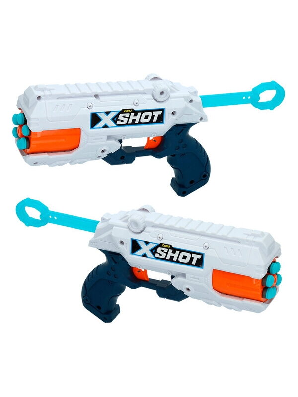 Zuru" 2x Fury 4 X-Shot Бластеры/игрушки 2