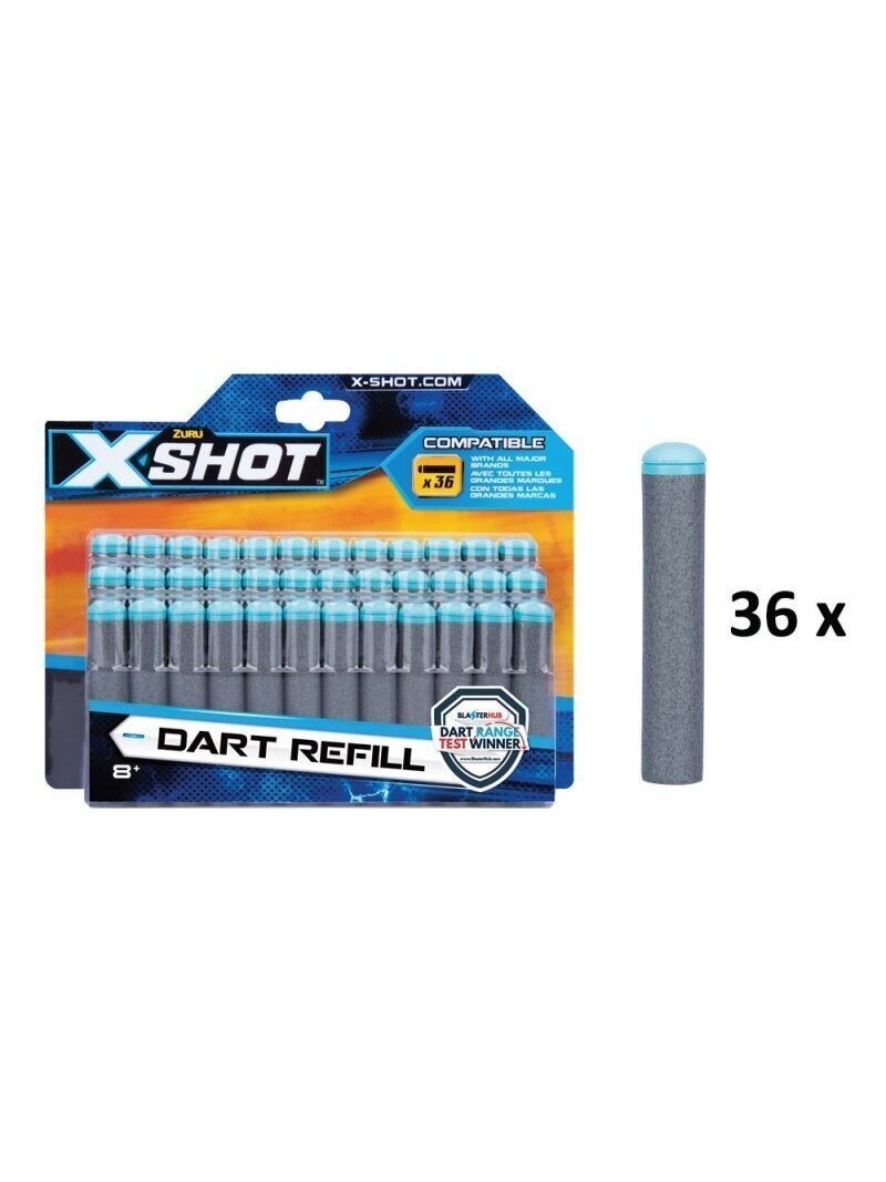 "Zuru" 2x Fury 4 X-shot šautūvai/žaislai 4 "Zuru" 2x Fury 4 X-shot šautūvai/žaislai 4
